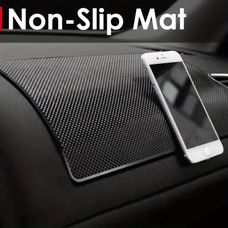 Car Panel Anti Slip Mat, Sticky PVC Pads, Sunglasses Holder, Car Interior Style, Heat Resistant, Phone