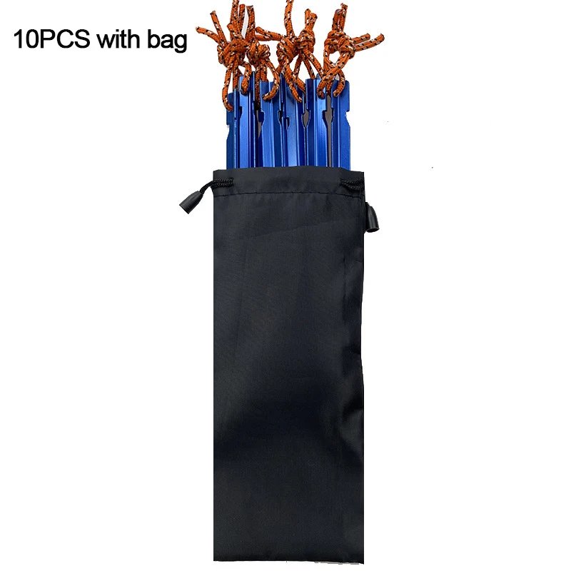 10PCS Blue with bag