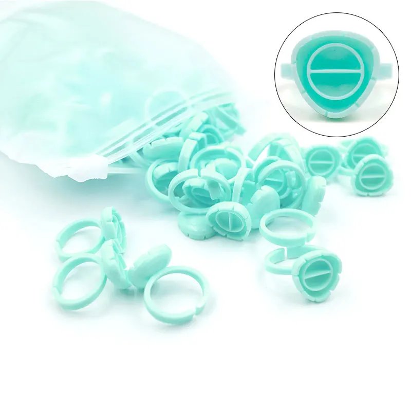 100pcs Green Heart