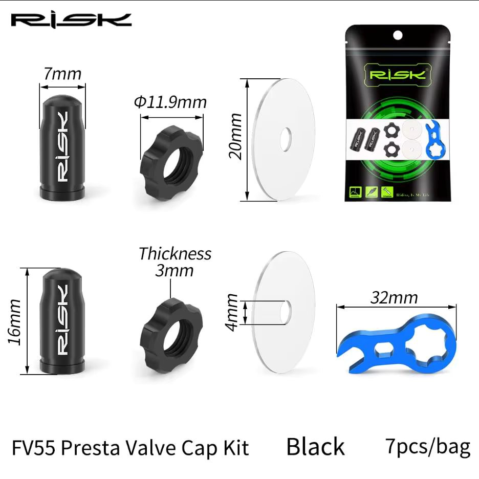presta 7pcs black