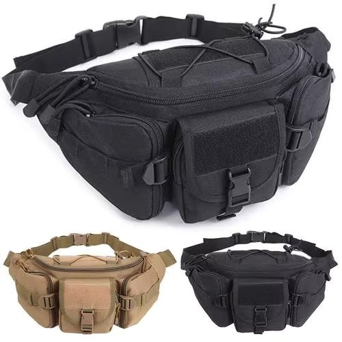 Outdoor Waist Bag Men Waterproof Molle Camouflage Hunting Hiking Climbing Fishing Phone Women Nylon Belt Pack Combat Chest Bags