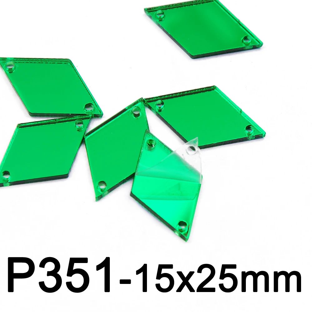 Sewing On Mirror Rhinestones, DIY Acrylic Mirrored Beads for Costume Evening Dresses Cloth Gymnastics Garment Decoration