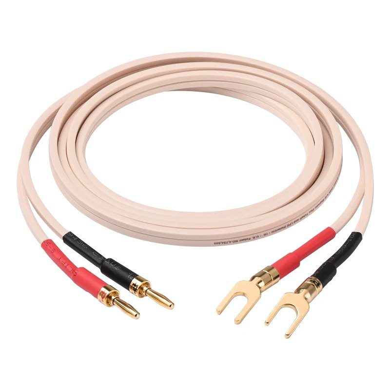 High Quality OFC Flat HiFi Speaker Cable American Monster Audio Surround Cable for Amplifier Home Theater Speaker Wire
