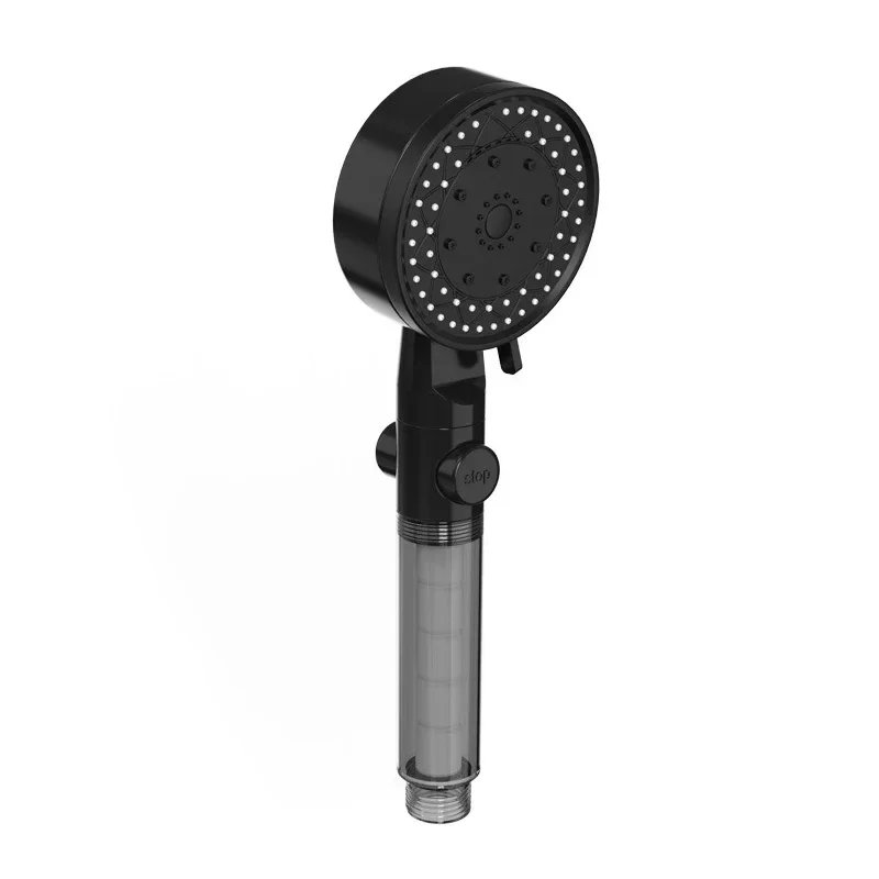 Black shower head