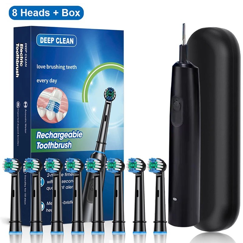 Black 8 Heads Box