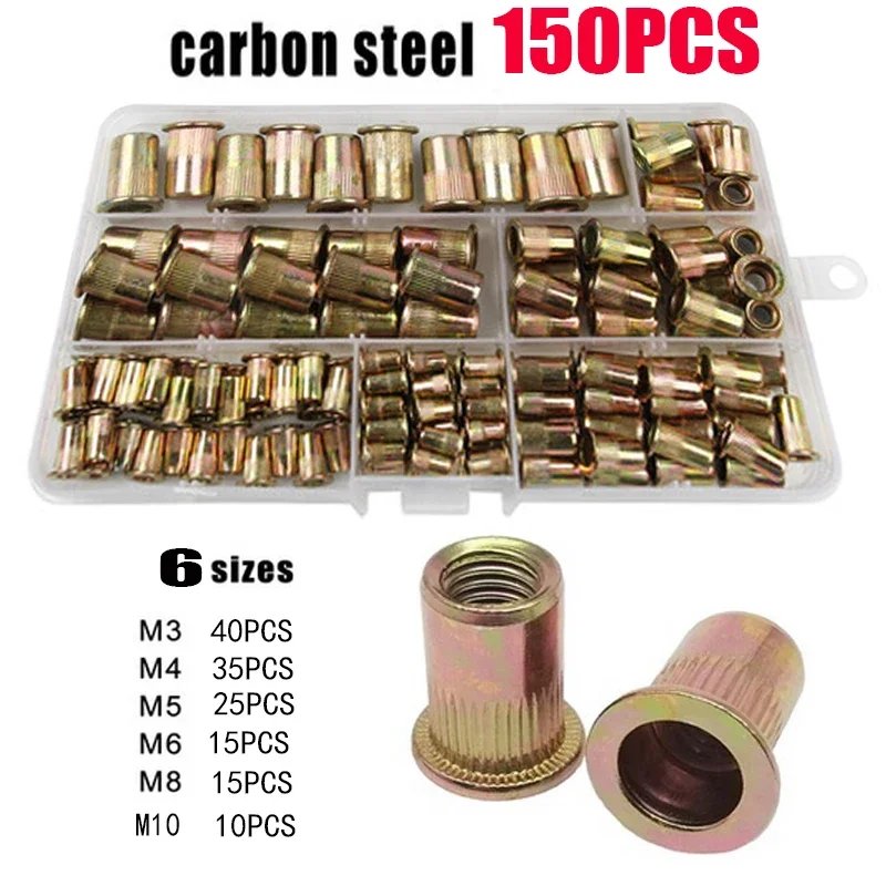 150pcs carbon steel