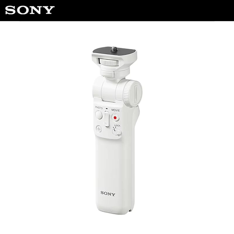 Sony official agent shooting grip GP-VPT2BT White (Bluetooth wireless camera camcorder grip mini remote control tripod)