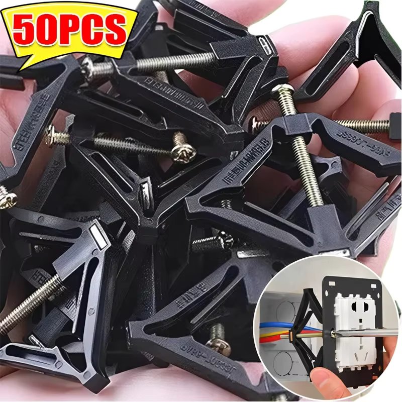 50/1PC 86 Type Cassette Repairer Dark Box Sockets Bottom Repair Box Fixed Support Rod Switch Sockets Case Home Repair Tools