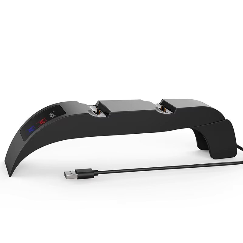 Ipega PG-P5015 For PS5 Charging Dock Stand Cooling Fan Dual Gamepad LED Charger Station Base For Sony Playstation 5 Accessories