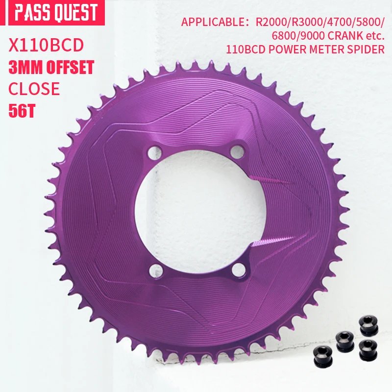 Purple 3mm 56T