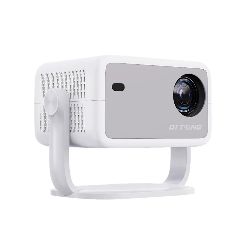 DITONG 1080P 800ANSI 4K Android 11 360° HD Projector With Auto Keystone Correction Focus Wifi6 BT5.2 Portable Outdoor