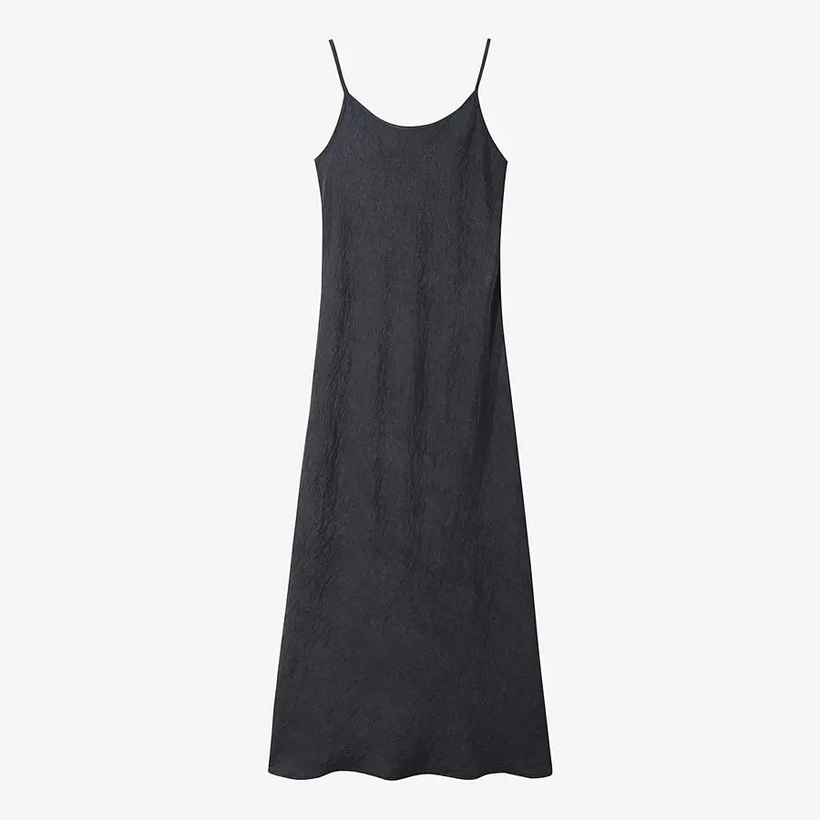 Black cupro dress