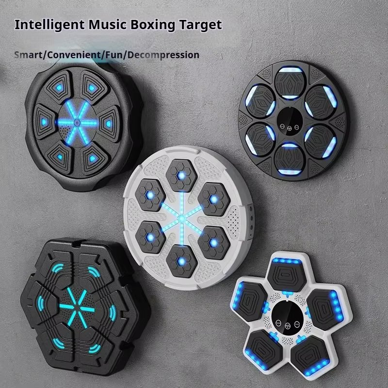 Music Wall Mounted Boxing Target Wall Target Fitness Sports for Adult/Children Kickboxing Exercise Response Martial Indoor Equip