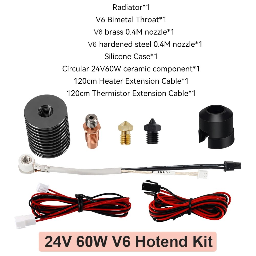 60W V6 Hotend Kit