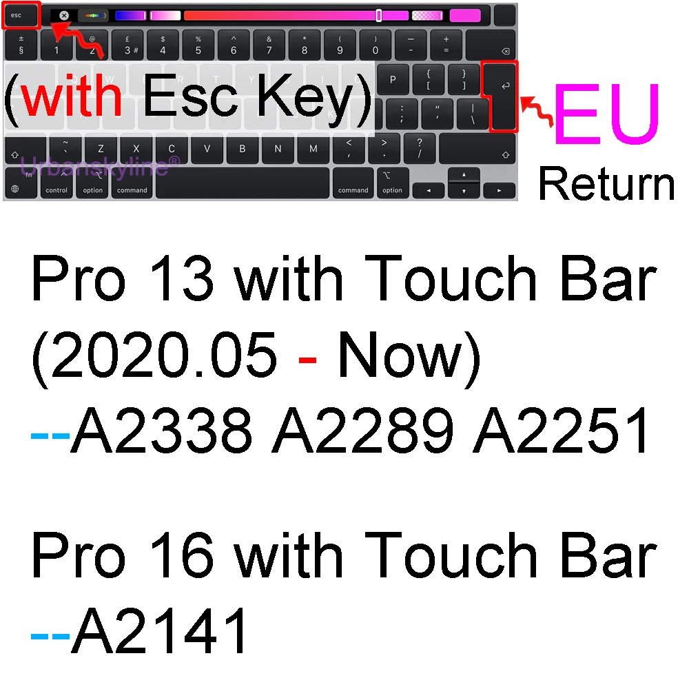 EU 13 16 Touch Bar