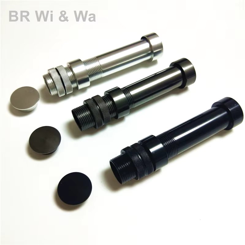 BR Wi & Wa Fly Aluminum Reel Seat Repair Fishing Rod, Compressed Wood, DIY, 30g, Size #16