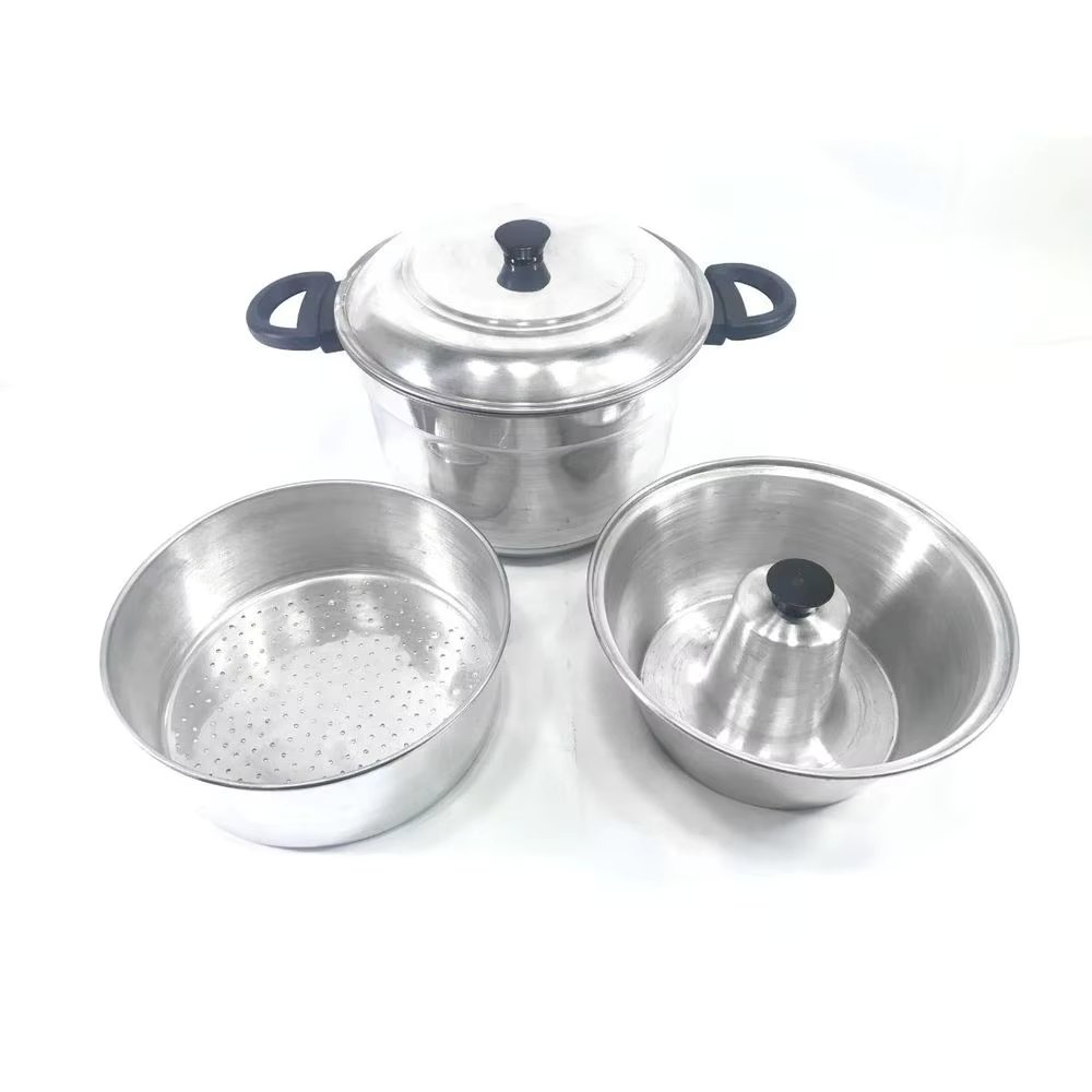 Multipurpose Set 3 In 1 Shape Pudding Bath Maria Aluminum