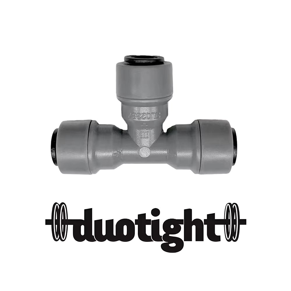 11 KegLand Duotight Plastic Quick Connect Pipe Hose Connector Push in Fitting 8mm (5/16) Tee Piece Beer Brewing Homebrew Parts