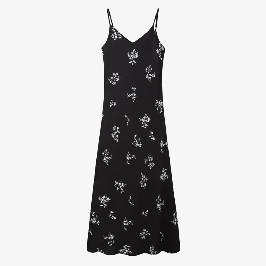 Print  Satin dress