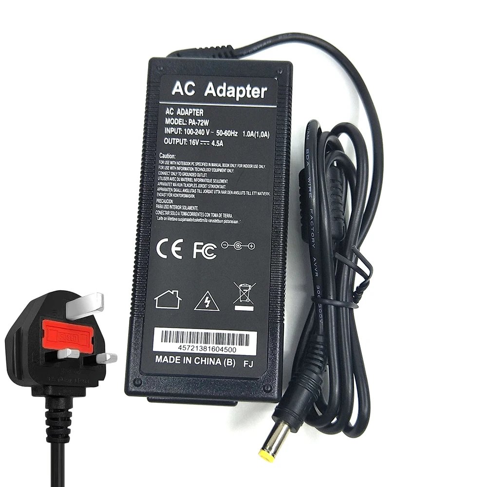 Adapter with UK plug