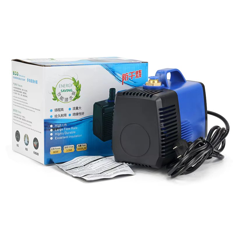 80W 3.5M Submersible Water Pump 3500L/H for CNC Router CO2 Laser Engraving Cutting Machine 1.5KW/2.2KW Spindle Motor Cooling.