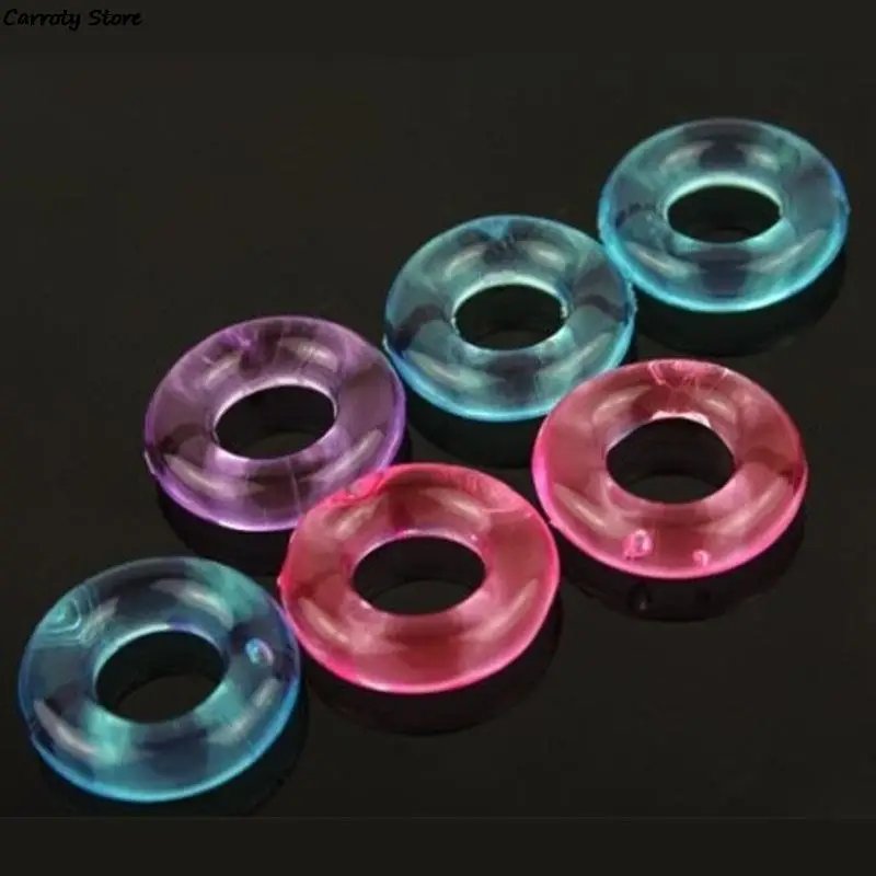 New Stretchy Butterfly Ring Silicon Vibrating Cock Ring Penis Rings Adult Sex Toys For Man Woman Relaxation Elastic Delay Ring