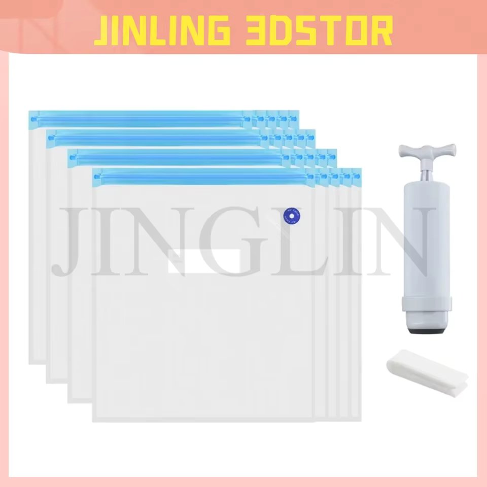 3D Printer Filament Storage Bag PLA Filament Vacuum Sealed Bags Dryer Safekeep Humidity Resistant Sealing Bags Keep Filament Dry