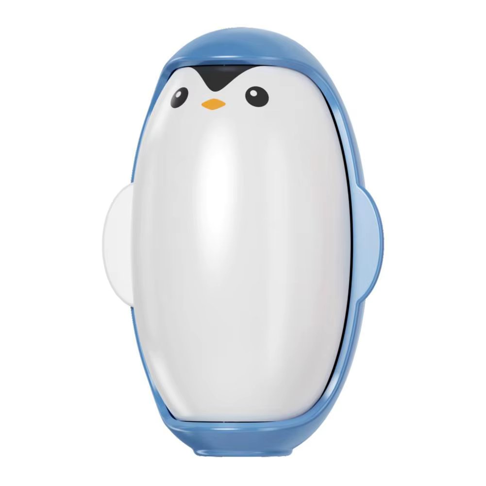 Penguin Shape Reusable Lint Roller Ball Super Sticky Gel Pet Hair Remover Reusable Washable Compact Clothes Lint Remover