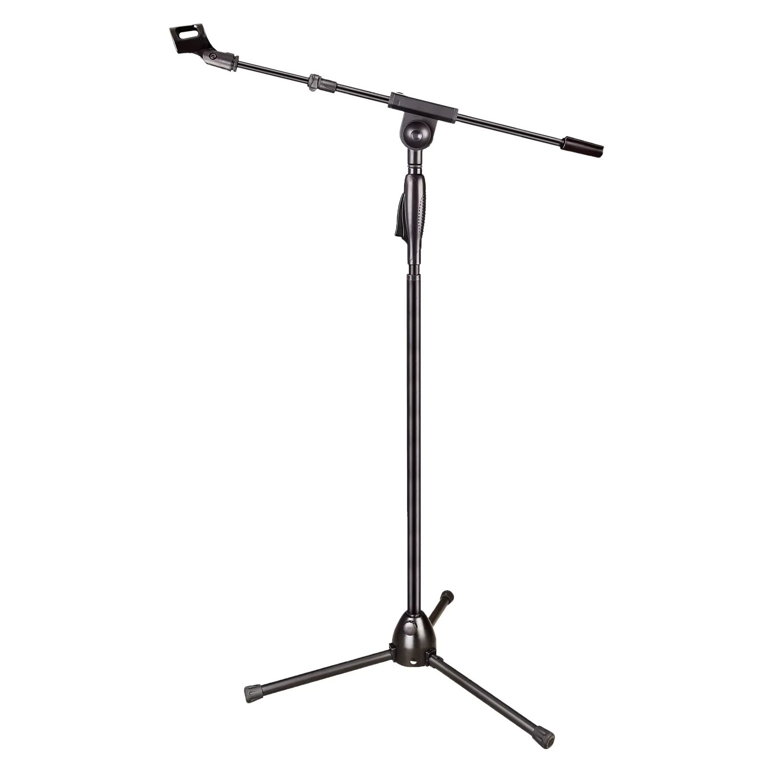 FREEBOSS Metal Tripod Floor Microphone Stand Adjustable Angle Height Wired Wireless Dynamic Condenser Mic Stage Support MS-203