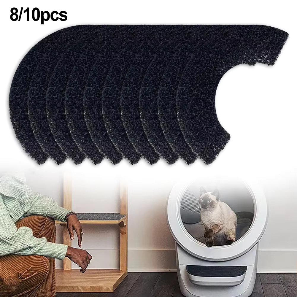 8PCS/10PCS Activated Carbon Filters For Litter Robot 4 |  Carbon Filter Easy Litter & Housebreaking Cat Supplies