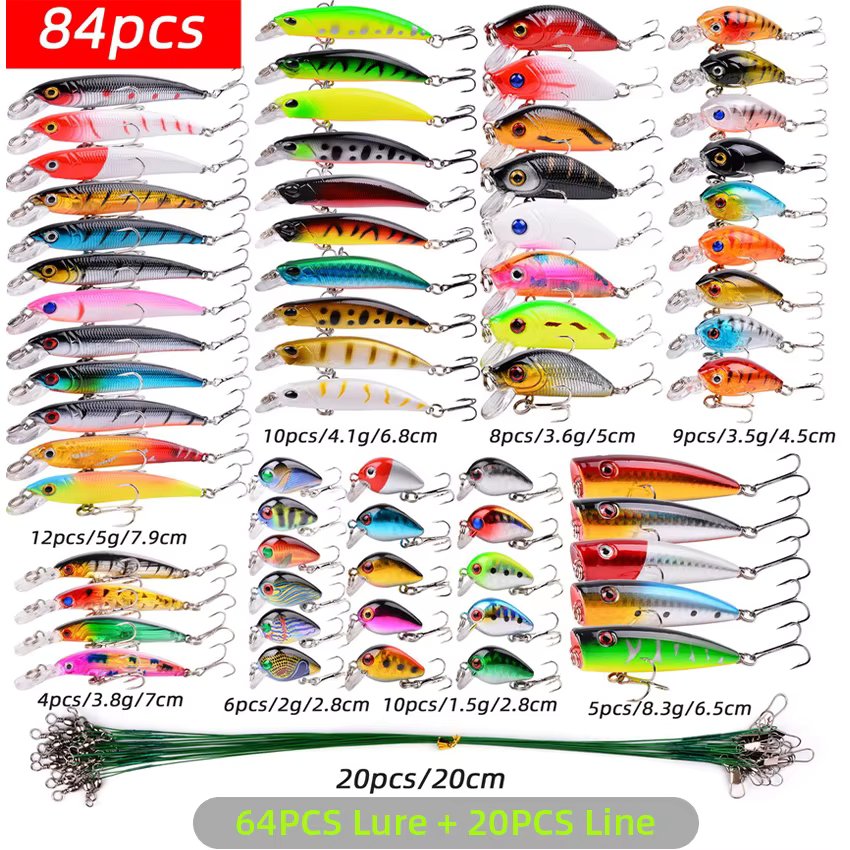 84Pcs