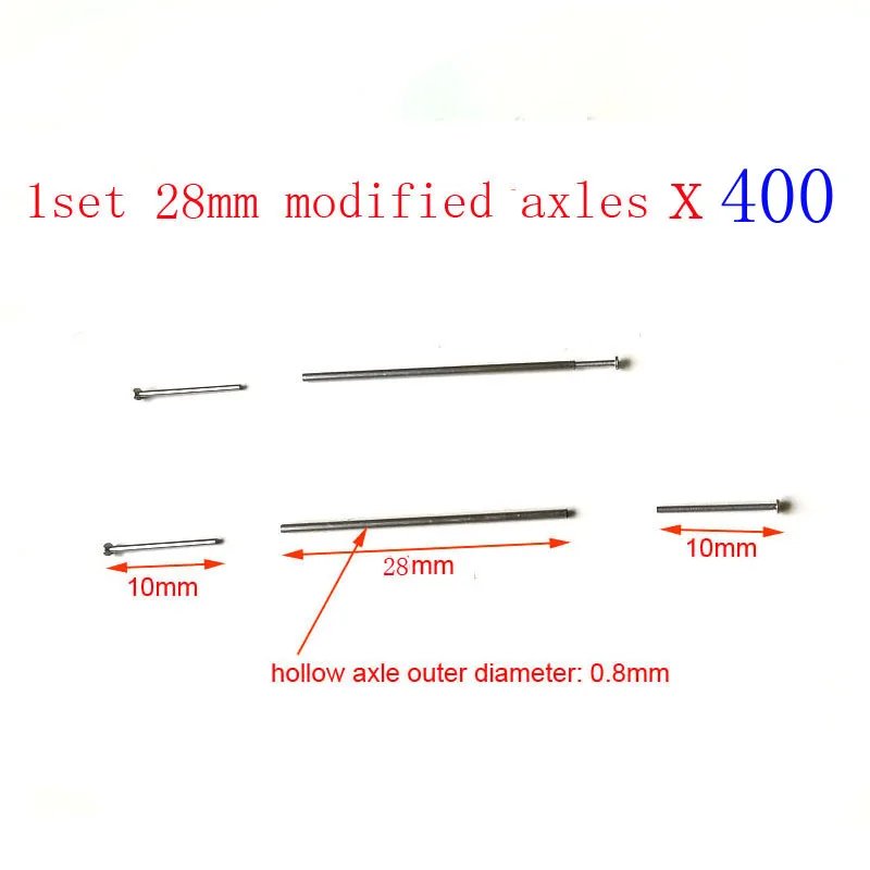 400 sets 28mm axles