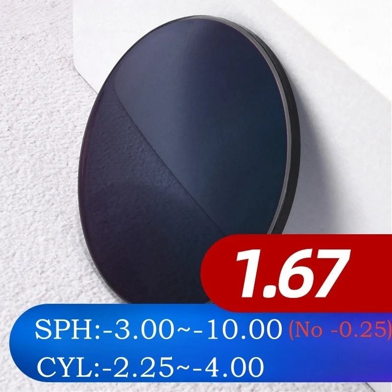 1.67 Custom Lenses