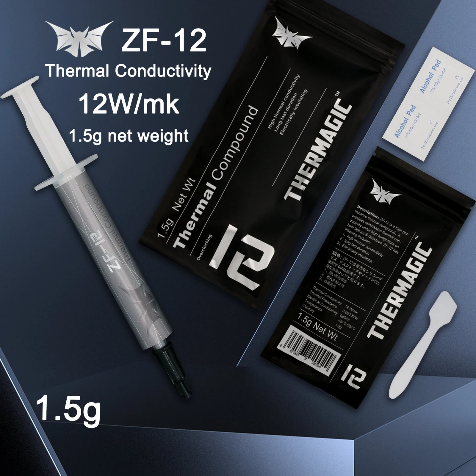 ZF-12 Thermal Paste 12W 13.5W 14W Heatsink Thermal Grease For CPU GPU Cooler Cooling Fan Fluid Conductive Heatsink Plaster