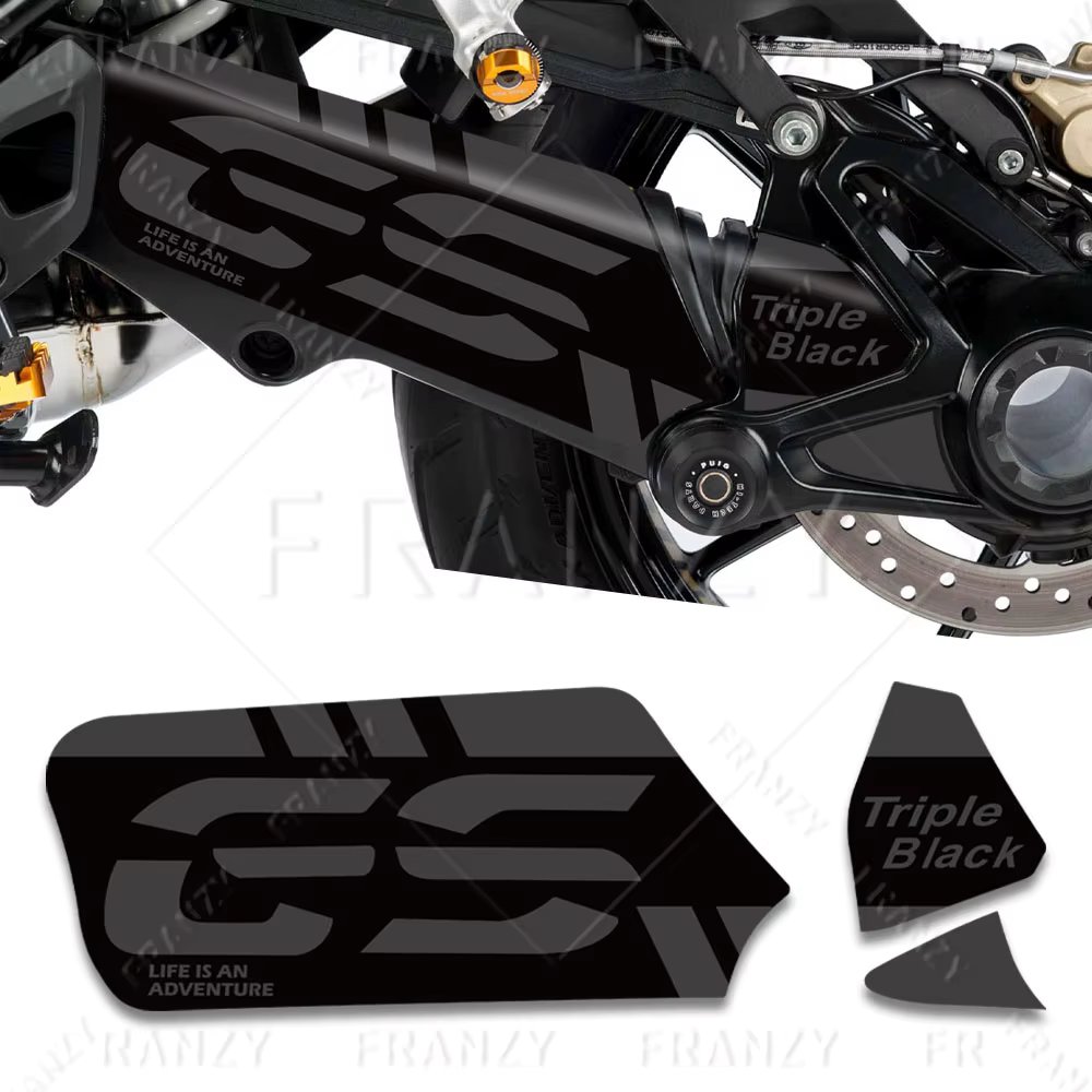 For R1200 GS/GSA13-18 R1250 GS/Adv19-22 3M Motorcycle Swingarm Decal Adventure Triple Black Waterproof Sticker Accessories