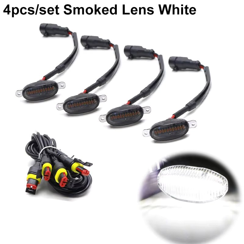 4PC Smoked  White