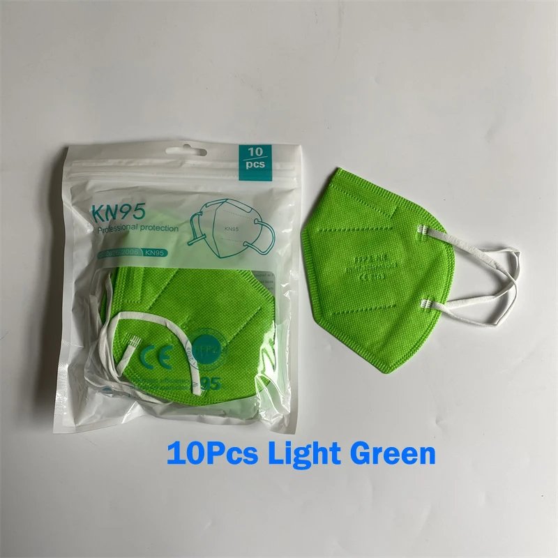 10Pcs Light Green