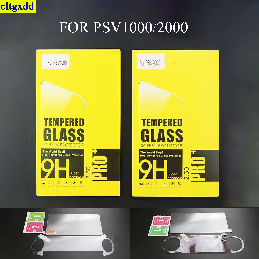1 piece FOR Psvita PS Vita PSV1000 PSV2000 tempered glass transparent full HD screen protective cover front and re