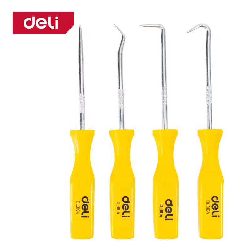 Deli O ring puller four-type set O ring awler hook hook