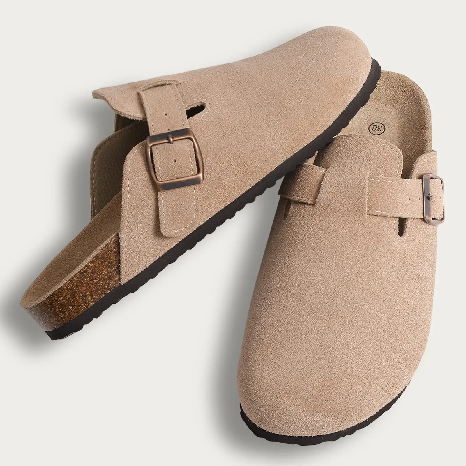 cow suede-Apricot
