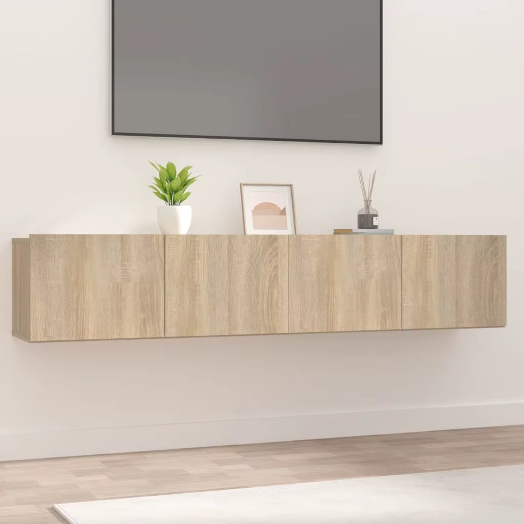 TV-Schr?nke 2 Stk. Sonoma-Eiche 80x30x30 cm Holzwerkstoff