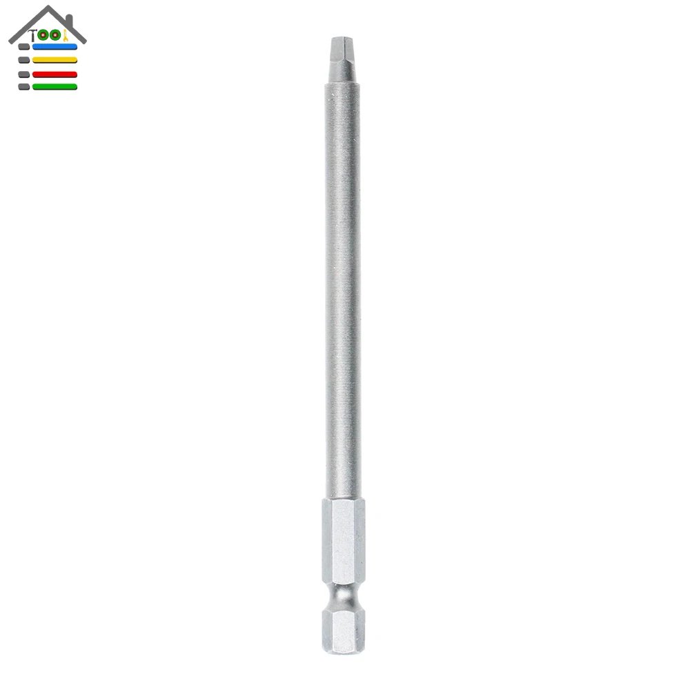 Square Screwdriver Bit No.2 SQ Bits Washer Head Screws for Pocket Hole Jig Systems 50 100 150mm Length