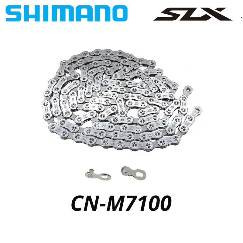 SHIMANO DEORE SLX M7100 Chain 12 Speed Mountain Bike Bicycle 12S Current MTB Parts WITH QUICK LINK M7100 124L 12V Chain