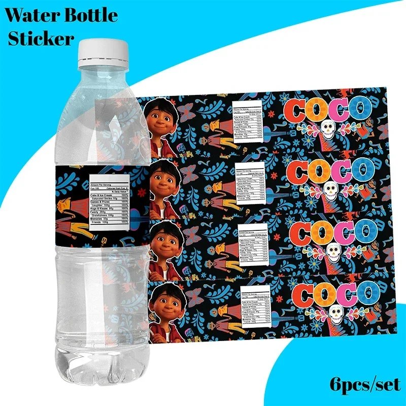 bottle sticker 6pcs