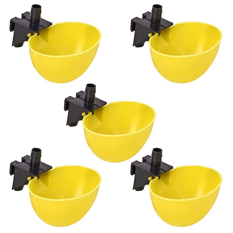 5/10/20Pcs Automatic Poultry Bird Chicken Water Drinker Bowl Poultry Chicken Drinking Bowl 9.5mm Diameter Poultry Waterer