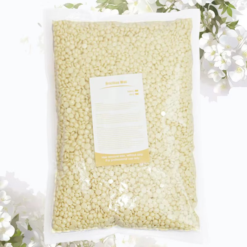 Hard Wax Beans Solid Hair Remover No Strip Depilatory Hot Film Wax Bead Hair Removal for Full Body Bikini Face Leg Eyebrow