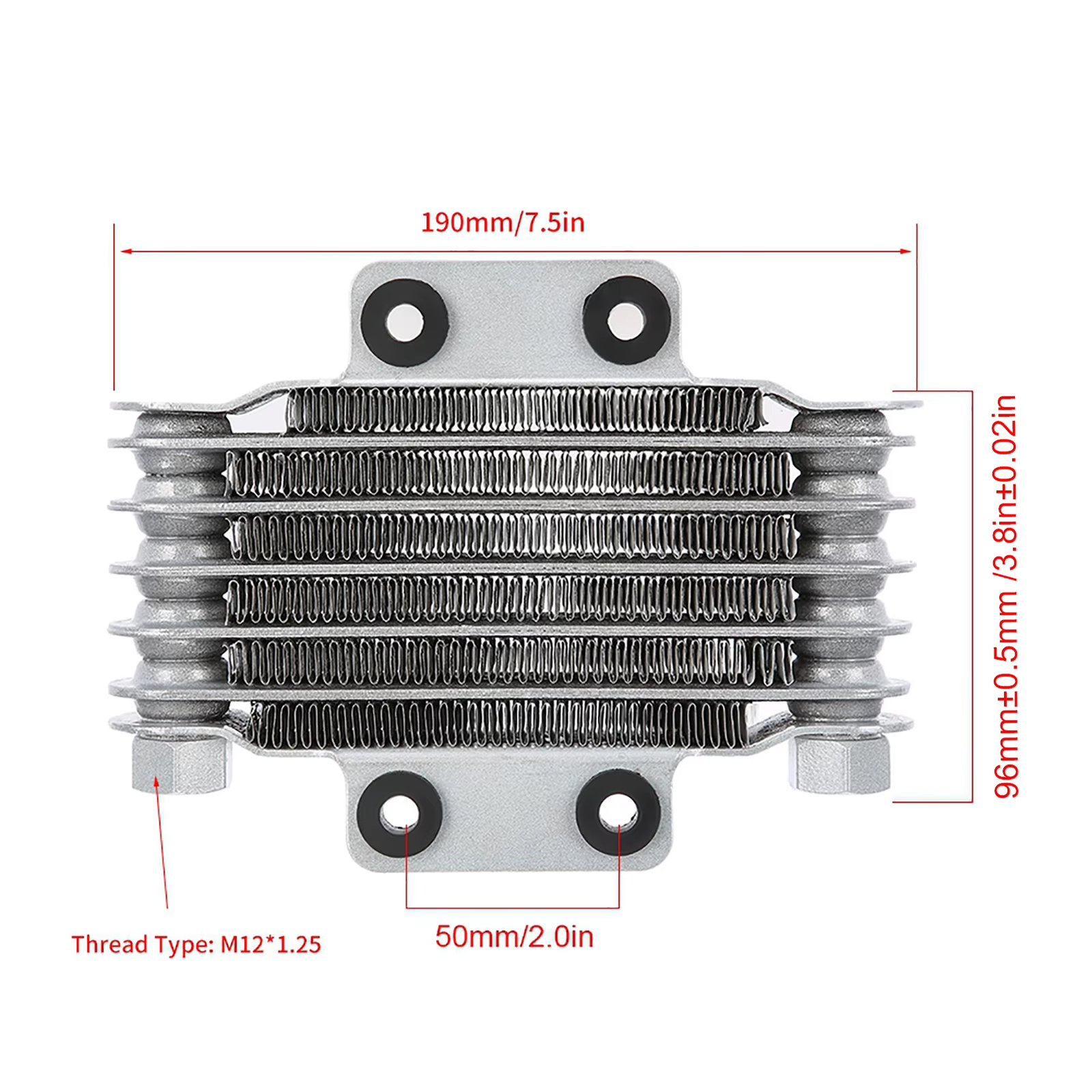Moto Oil Cooler Motorcycle Radiator Fit Cooling Engine Aluminum 125ml 125CC-250CC Adapter Motocross Oil Cooler Dirt Bike ATV