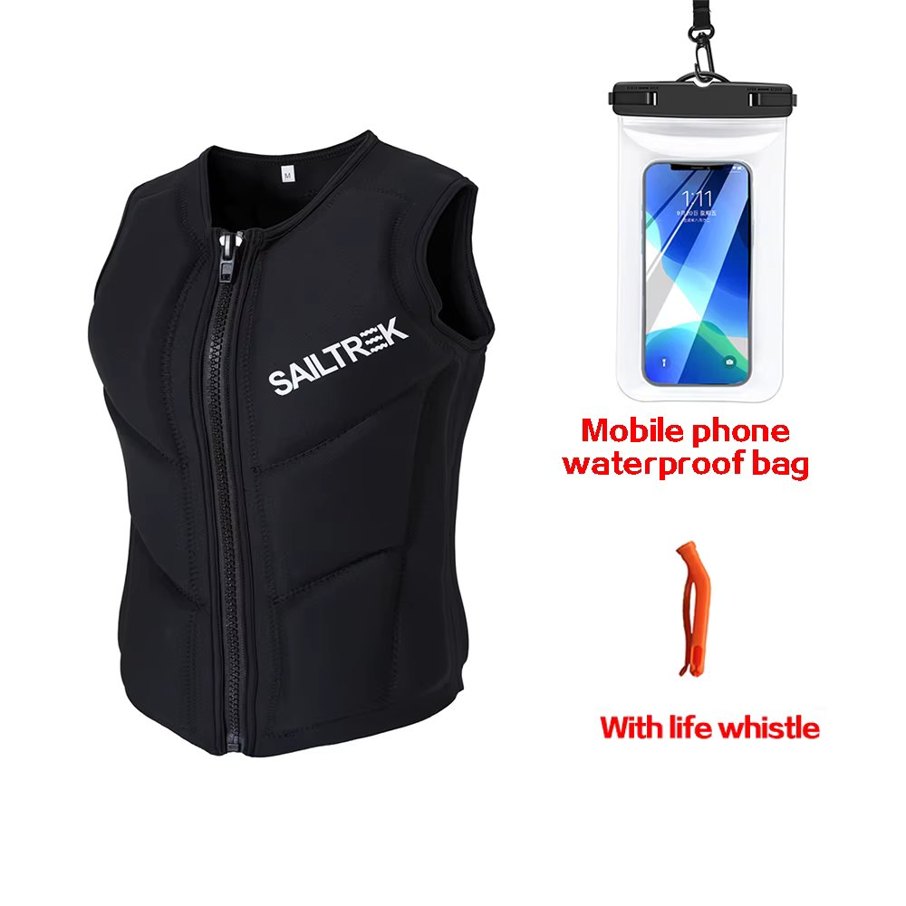 Life Jacket Kayak Adults Vest Surf Motorboats Jet Ski Fishing Vest Wakeboard Raft Rescue Boat Drifting Life Safety Vest Swimming