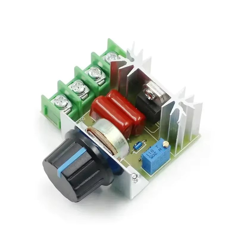 2000W 4000W AC 110V-220V SCR Adjustable Motor Speed Controller Control Dimming Dimmers Voltage Regulator Thermostat High-power