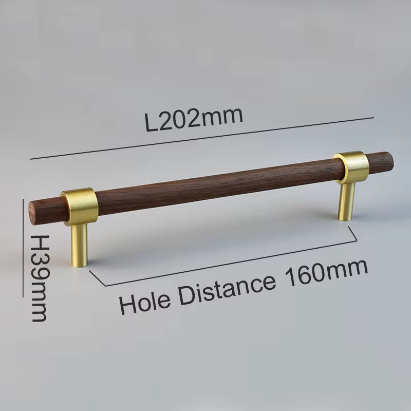 160mm Black walnut